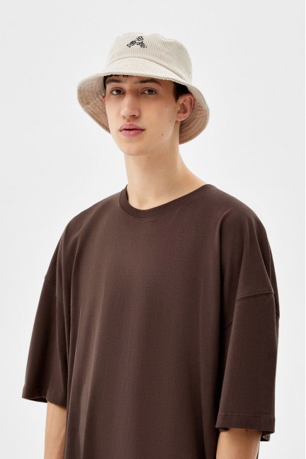 Madmext Kahverengi Beli Büzgülü Wide Leg Kumaş Pantolon MG1950 Madmext Kahverengi Beli Büzgülü Wide Leg Kumaş Pantolon MG1950